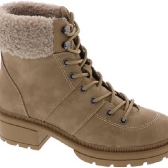 Rocket Dog Icy Women's Hiker Combat Boot Taupe Size 6.5 - Picture 2 of 5